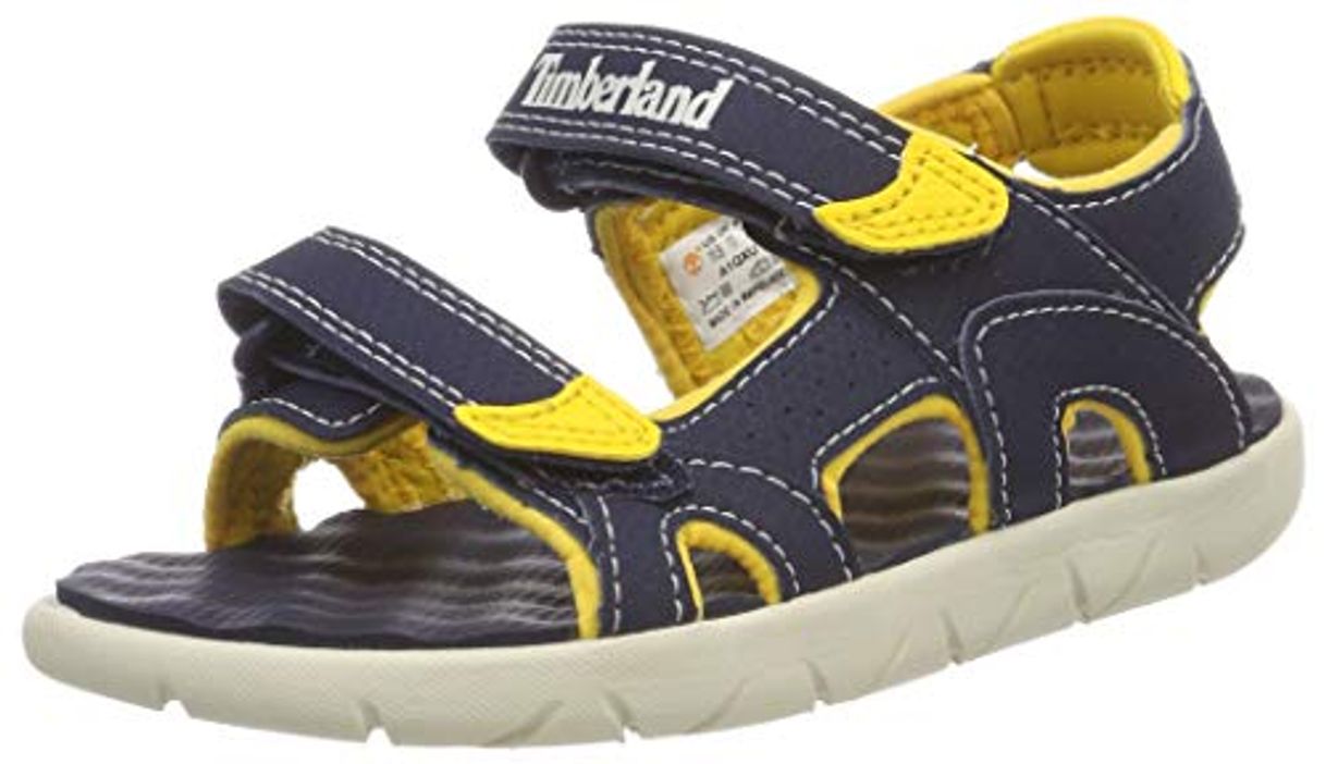 Moda Timberland Perkins Row 2-Strap, sandale junior Descubierta Unisex niños, Azul