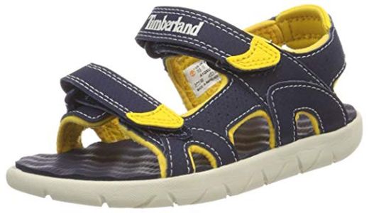 Timberland Perkins Row 2-Strap, sandale junior Descubierta Unisex niños, Azul