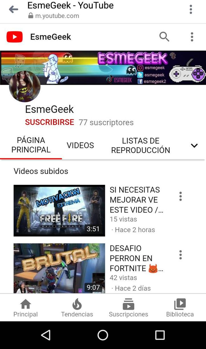 Social EsmeGeek - YT