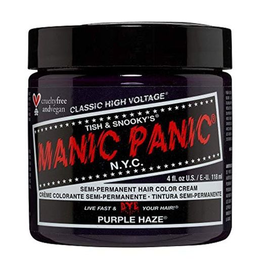 Manic Panic - Tinte capilar para coloración semi-permanente Purple Haze