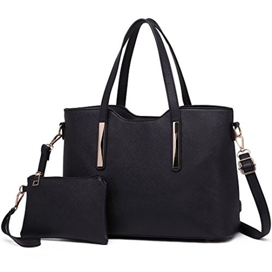 Social Miss Lulu Bolsas de Señoras Moda Cuero Pu 2 Piezas Totalizador Bolsos
