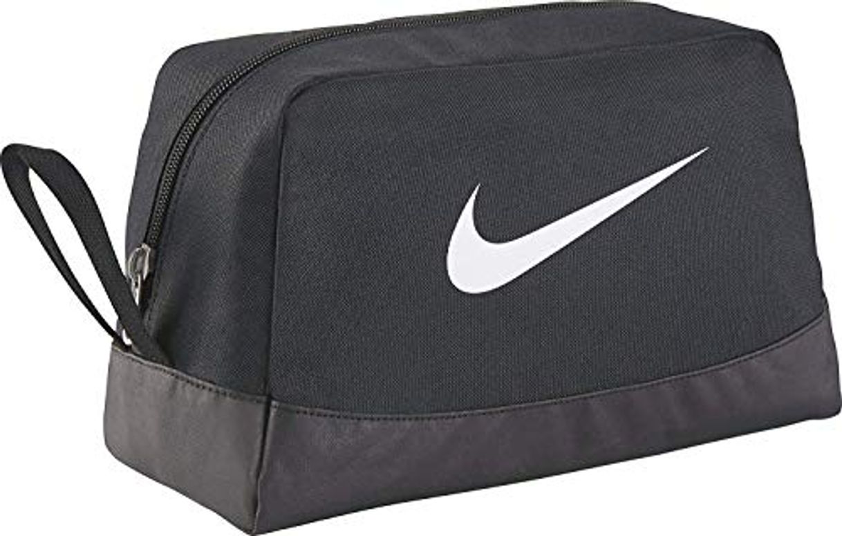 Social Nike Club Team Swoosh Toiletry Bag Bolsa de aseo, 27 cm, Negro