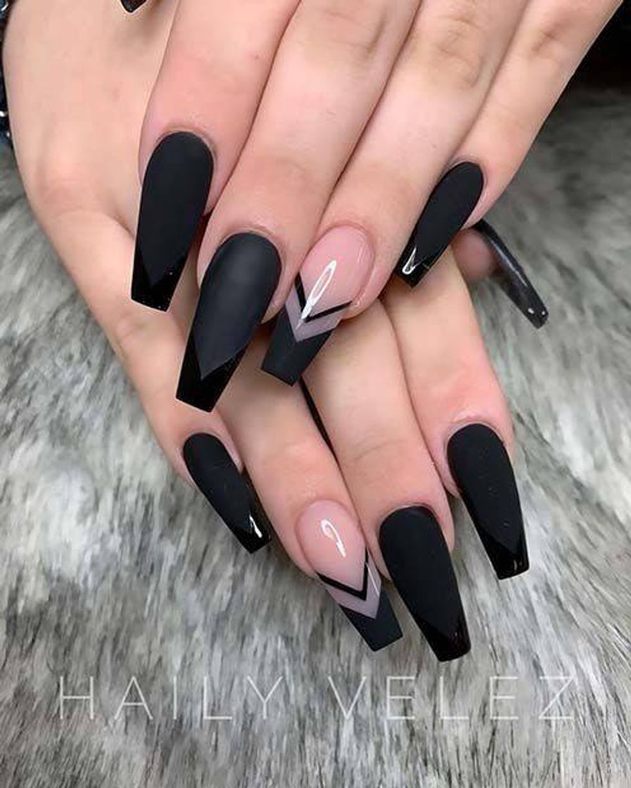 Social Black Nails💅