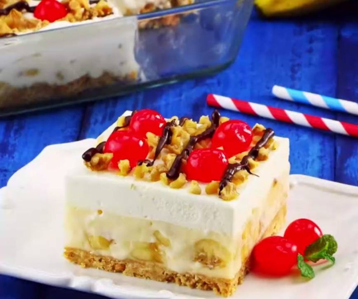 Tarta de banana split🍌
