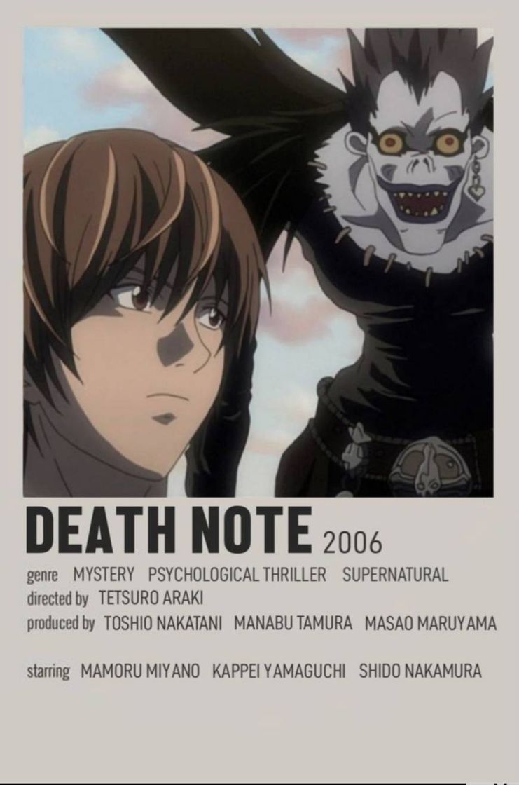 Moda Death Note 