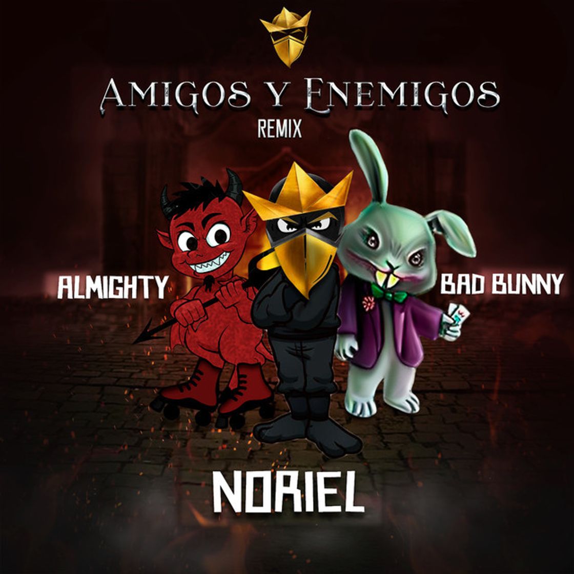 Canción Amigos y Enemigos (feat. Bad Bunny & Almighty) - Remix