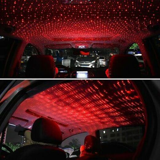 Car Roof Star Projection Atmosphere Lamp Auto Ceiling Galaxy ...