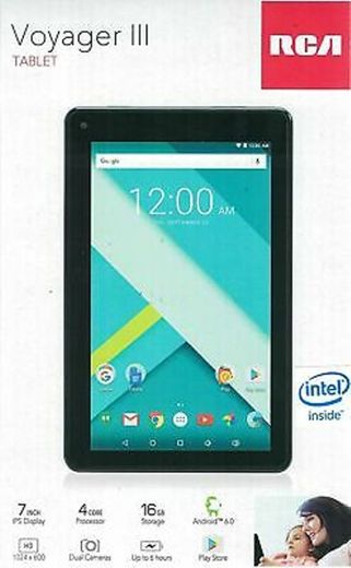 RCA Voyager III (3) 7" 16GB Tablet Android Black (RCT6973W43 ...
