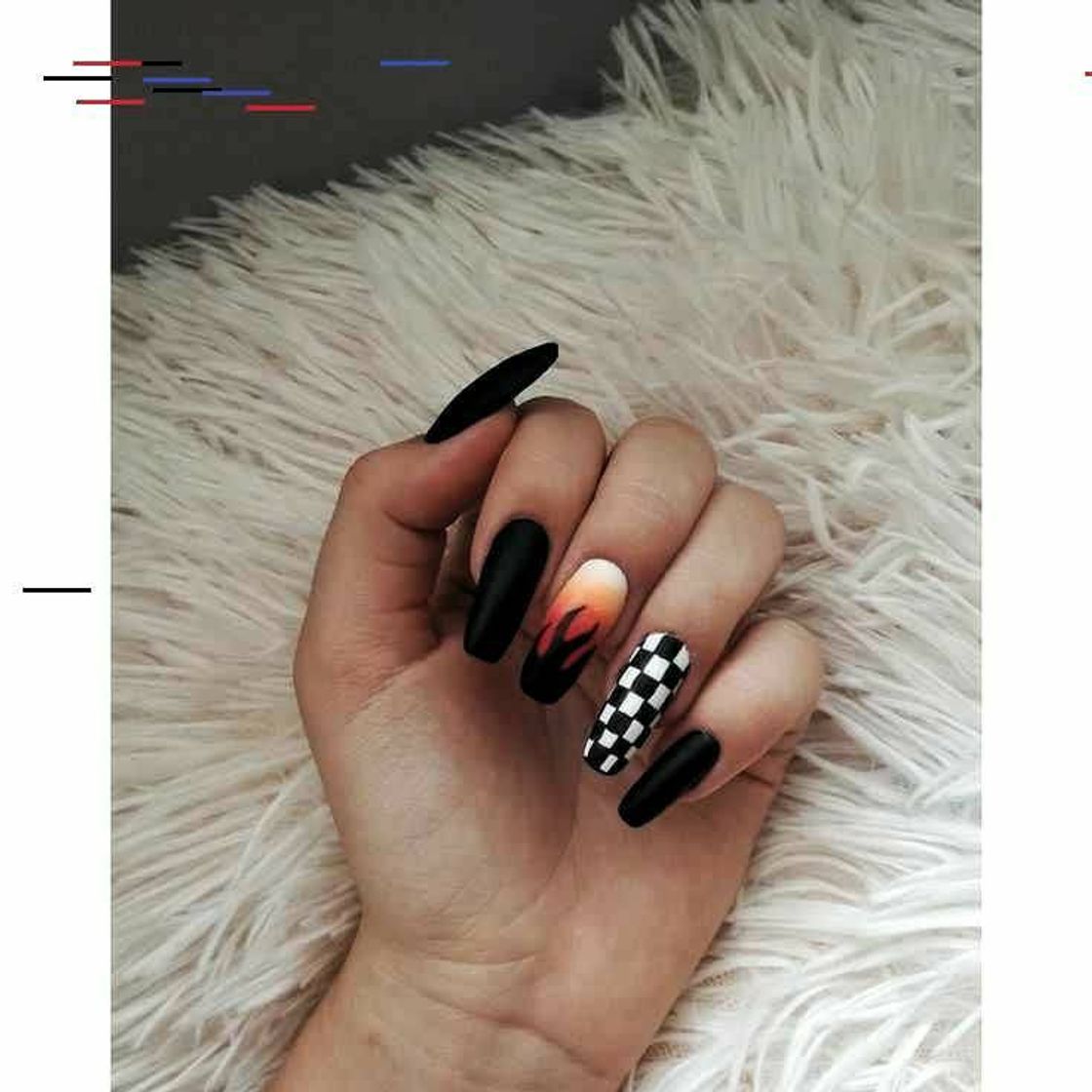 Moda Unhas pretas 