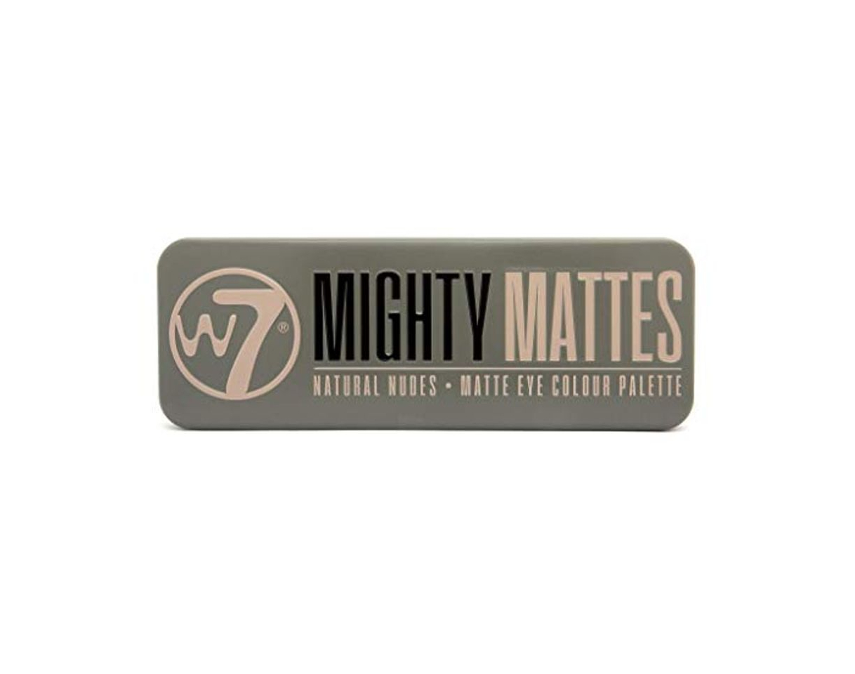 Beauty W7 Mighty Mates paleta de sombras de colores mate naturales., 15,6 g