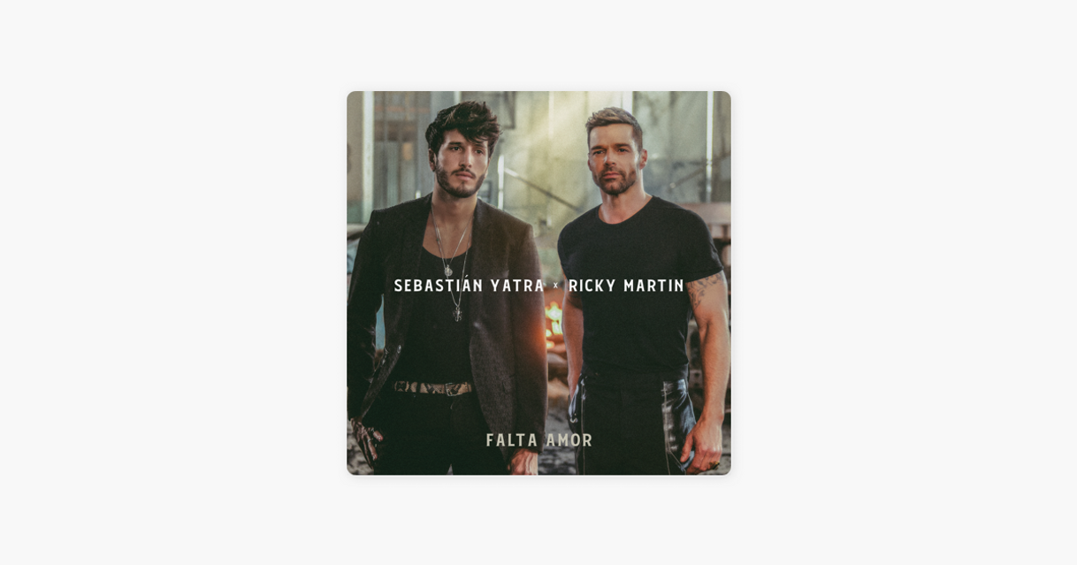 Fashion Sebastián Yatra, Ricky Martin - Falta Amor (Lyric Video) 