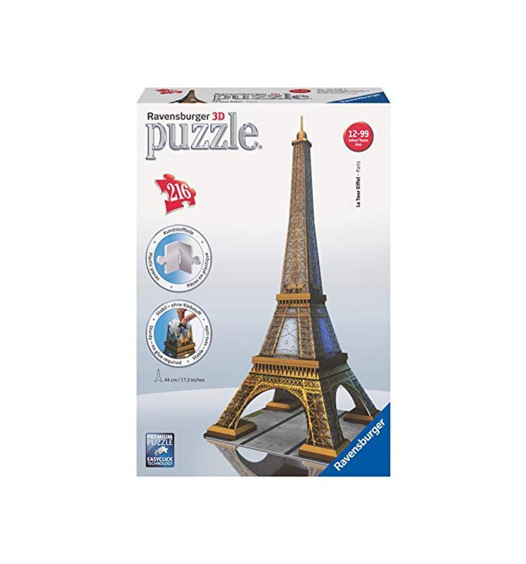 Productos Ravensburger - Puzzle 3D, diseño Torre Eiffel