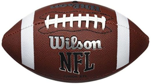 Wilson WTF1857XB Pelota de fútbol Americano NFL Bulk JR Cuero Compuesto para