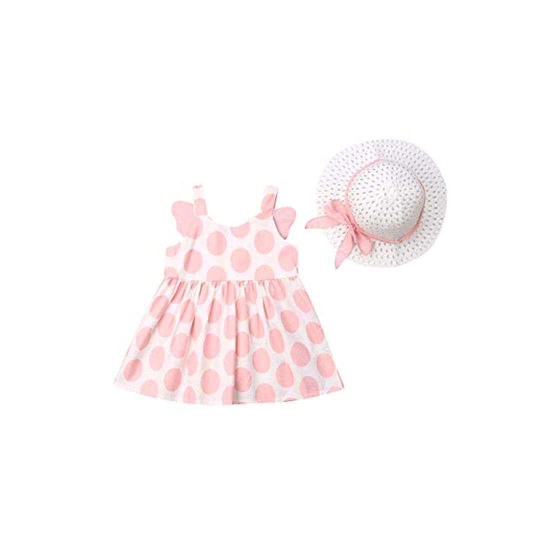 Productos Vestidos sin Mangas Qingshan Infant Baby Girls - Vestido de Tirantes con