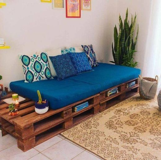 Decoração com caixotes e pallets