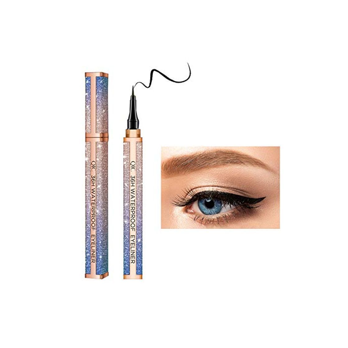 Social Onlyoily Delineador de ojos a prueba de agua