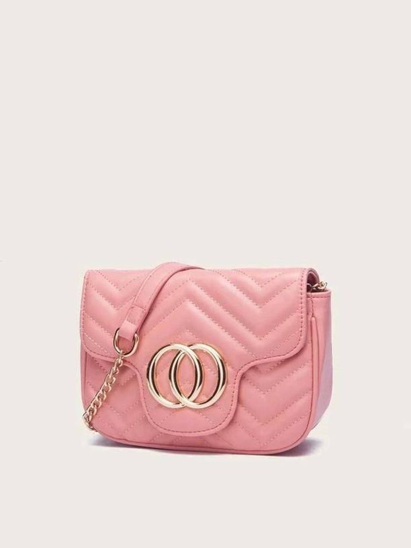 Fashion Bolsa rosa bebê Média 👜💕