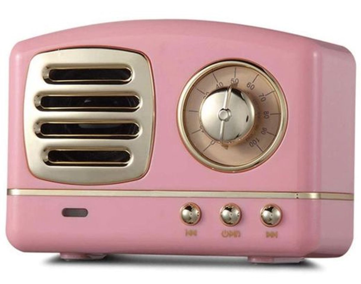 Social Altavoz portátil vintage bluetooth
