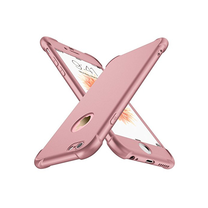 Electrónica Funda iPhone 6/6s, con [2X Protector de Pantalla de Vidrio Templado] ORETech