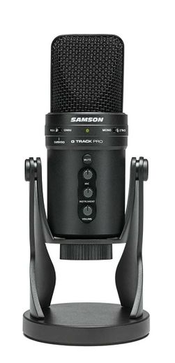 Microfono de condensador  usb con entrada de audio