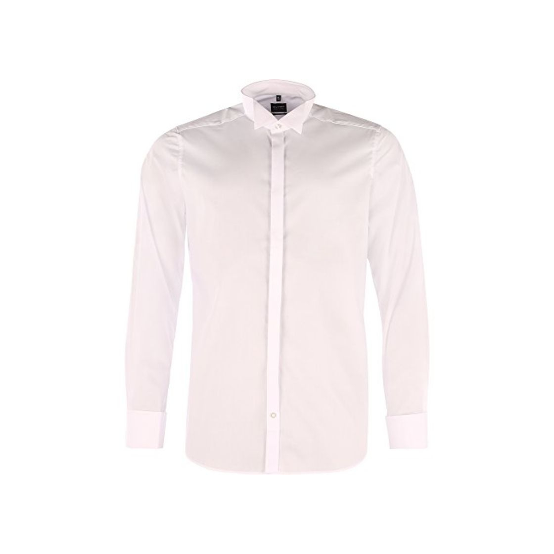 Fashion Olymp - Camisa de esmoquin para hombre - Color blanco