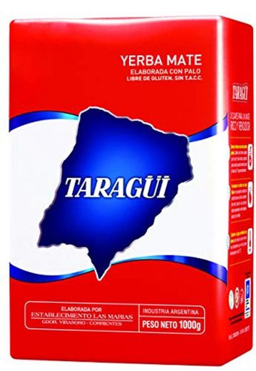 Taragui Roja 1 Kilo Yerba Mate With Stems