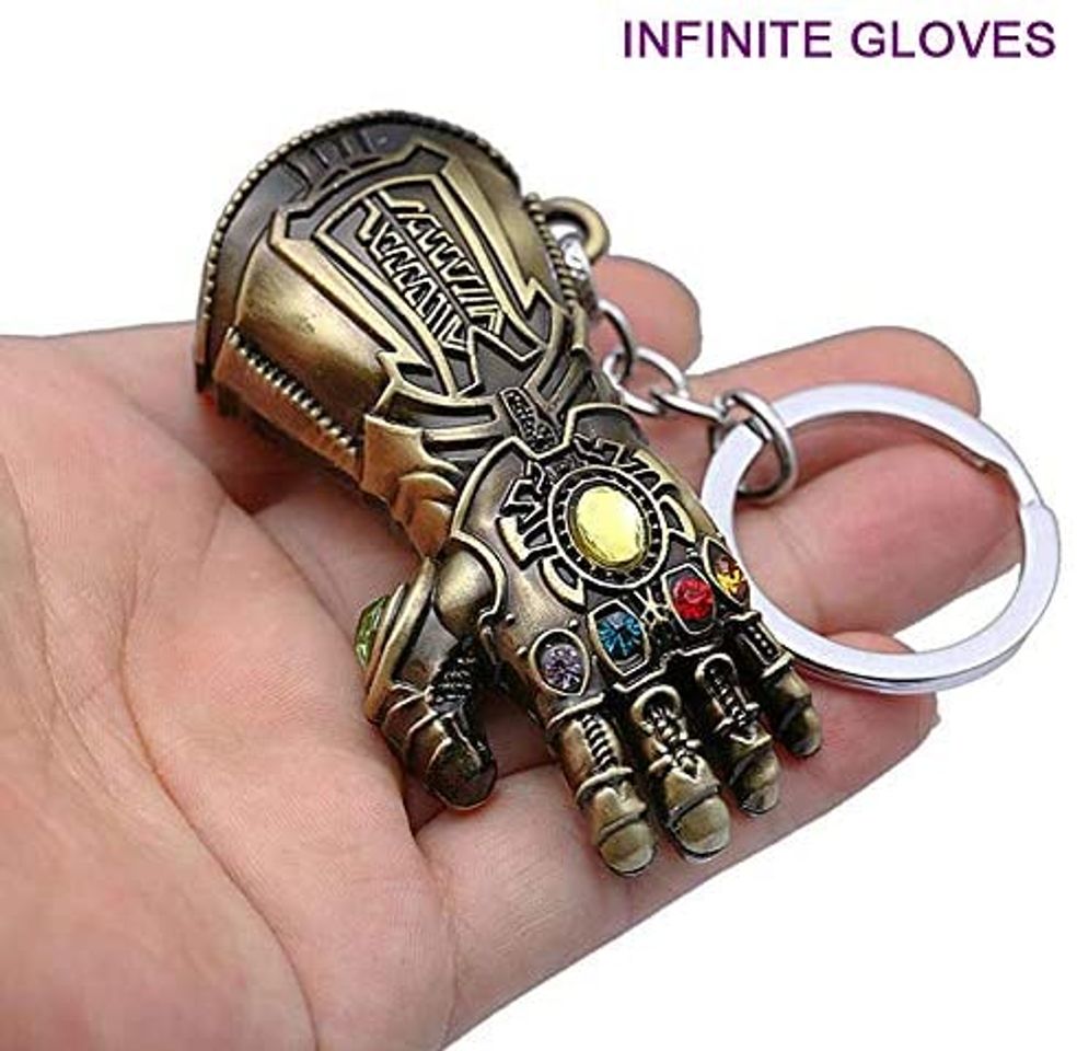 Social Llavero Guantelete del Infinito Marvel Thanos Avengers Infinity War Bronce