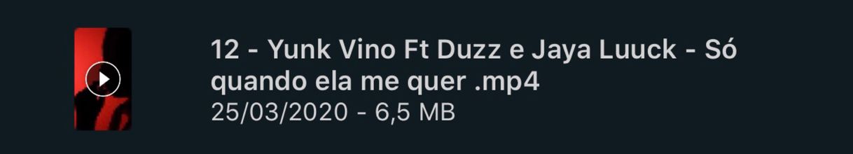 Moda yunk vino - só quando ela me quer