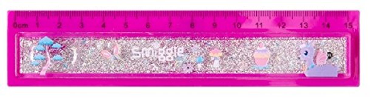 Producto Smiggle - Regla con purpurina brillante rellena de agua de Maxmillones