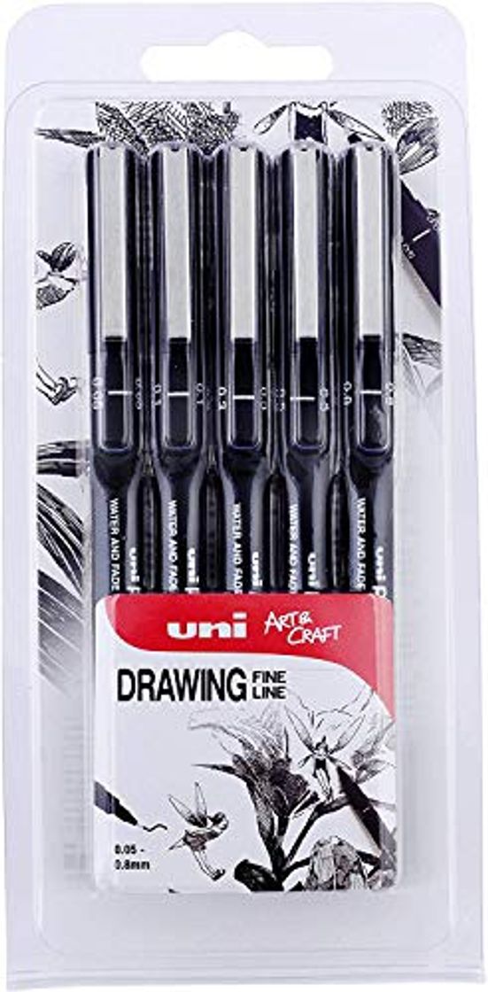 Producto Uni-Ball 153486623 - Pack de 5 bolígrafo de dibujo