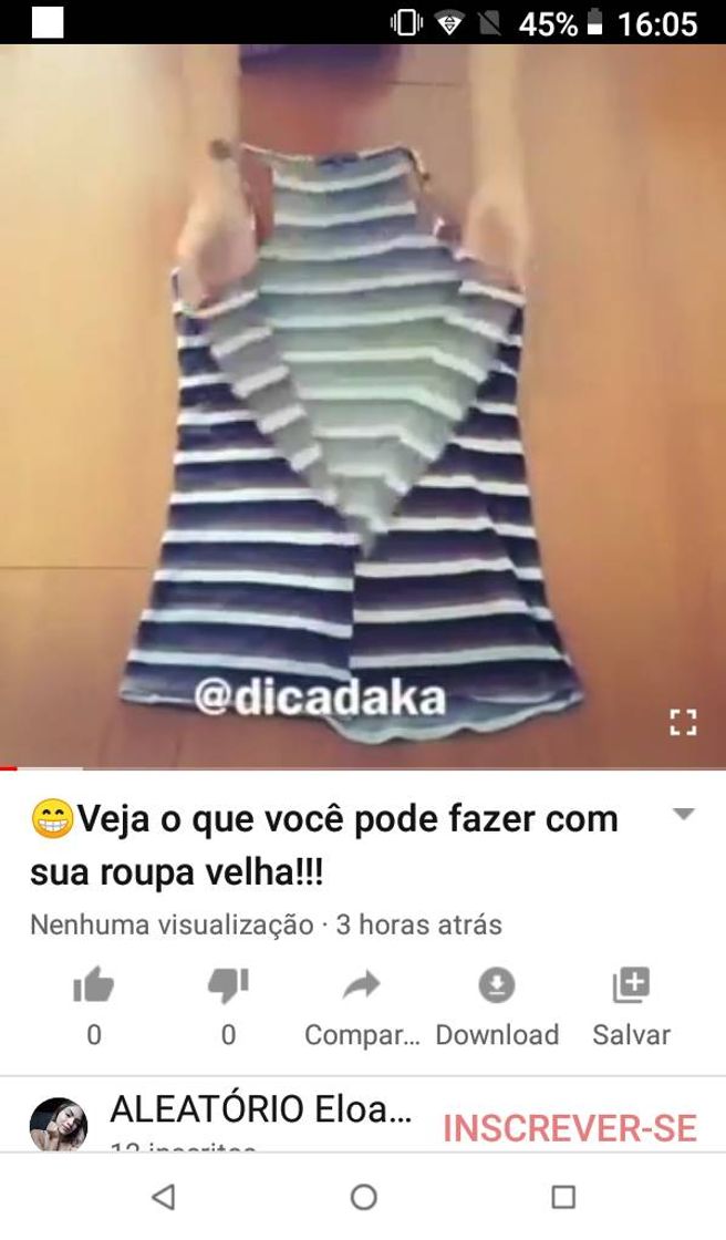 Fashion Vejam no meu canal #aleatório eloany santos