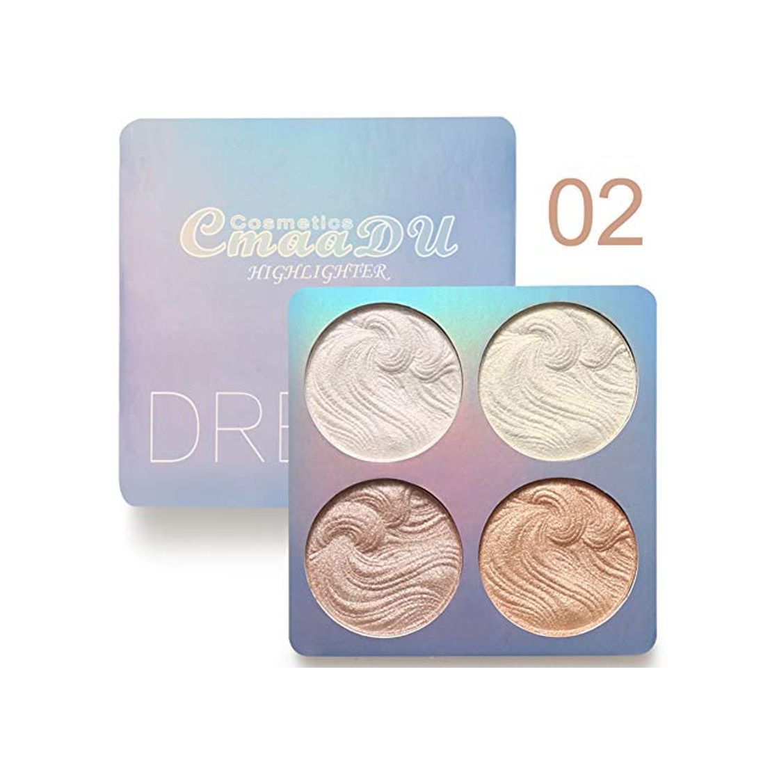 Social Lucoss Paleta de Iluminadores de Maquillaje