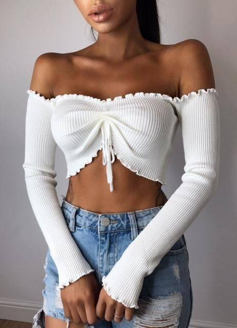 Fashion Cropped Branco 