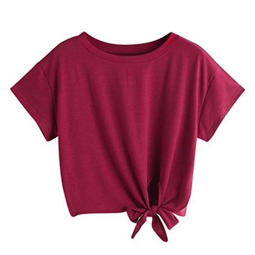 Camisas Mujer Blusa Suelta de Mujer de Moda Tops Casuales de Manga