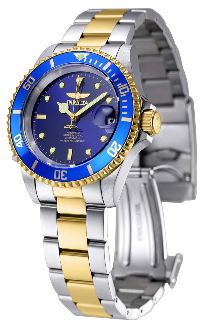 Fashion Invicta 8928OB Pro Diver Reloj Unisex acero inoxidable Automático Esfera azul