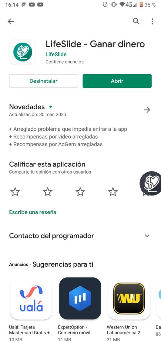 App Lifeslide