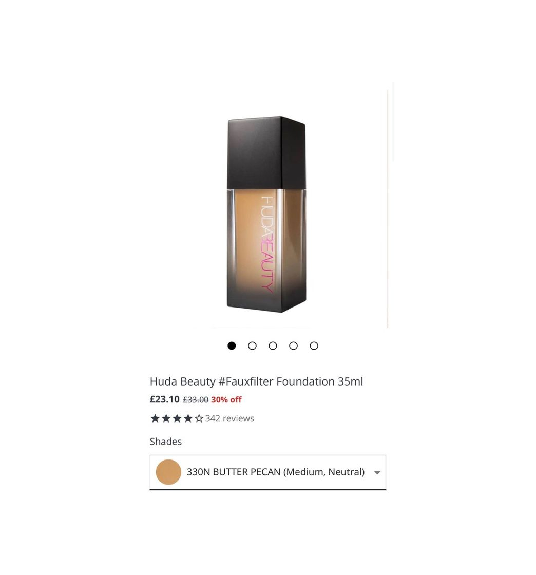 Productos Huda Beauty #Fauxfilter Foundation 35ml