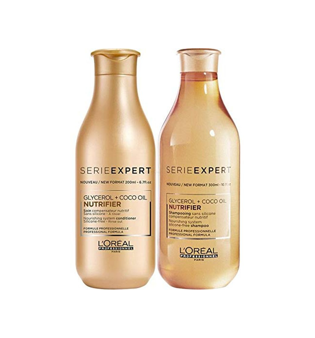 Productos L 'Oreal Professionnel serie Expert nutrifier Champú 300 ml y Acondicionador 200 ml Duo