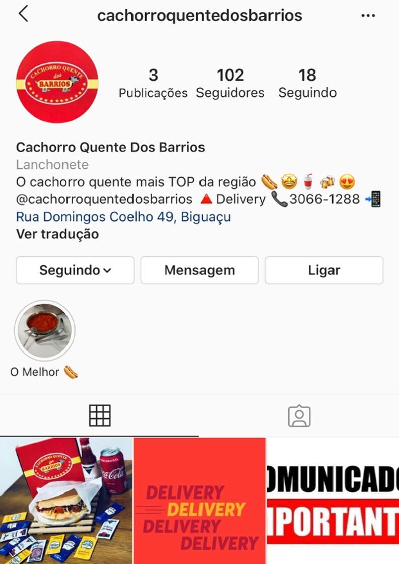 Restaurantes Cachorro quente dos Barrios