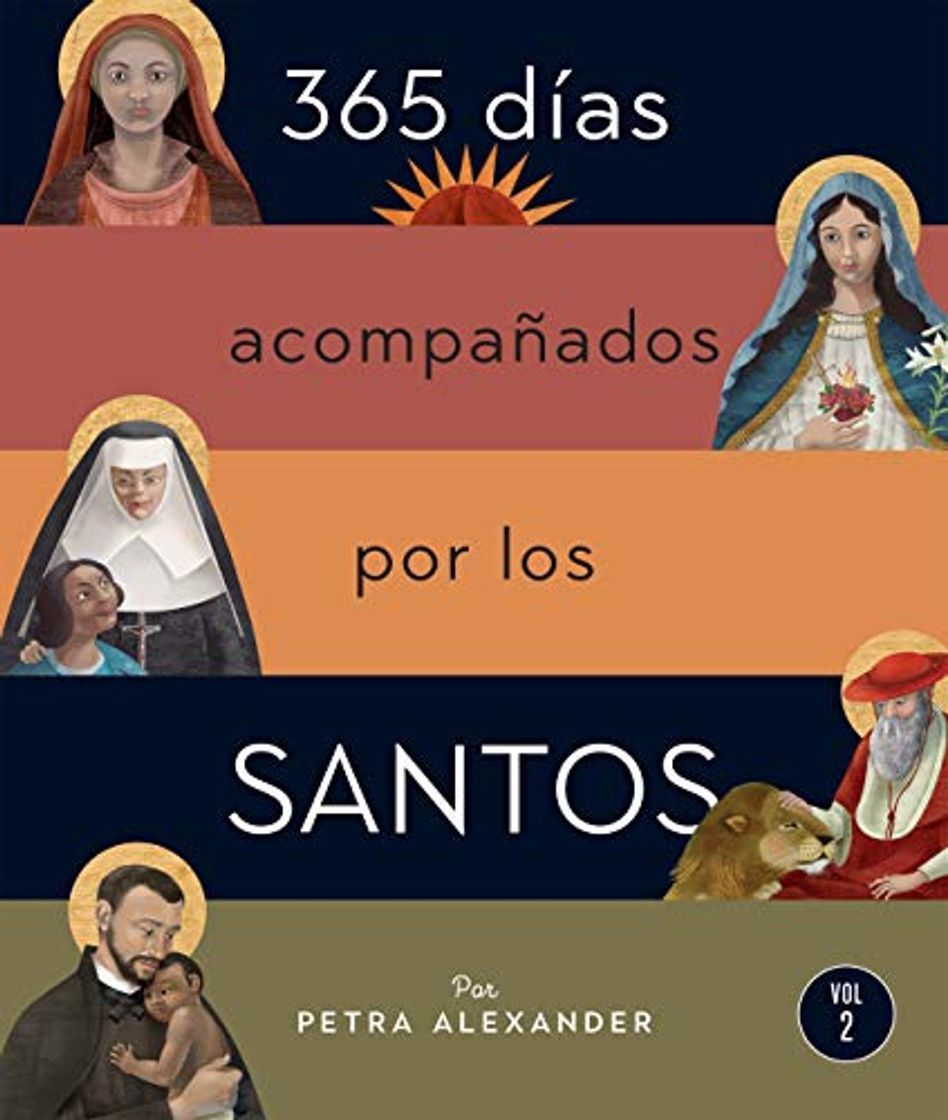 Libros 365 Días Acompañados Por Los Santos: Vol