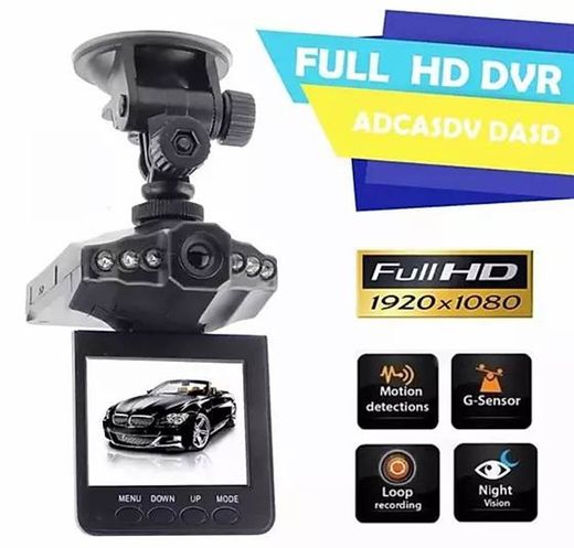 CÂMERA FILMADORA HD DVR PORTABLE DVR WITH 2.5 TFT LCD SCREEN