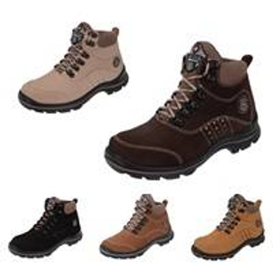 Moda Bota Adventure/Trilha Em Couro Com Palmilha em Gel

