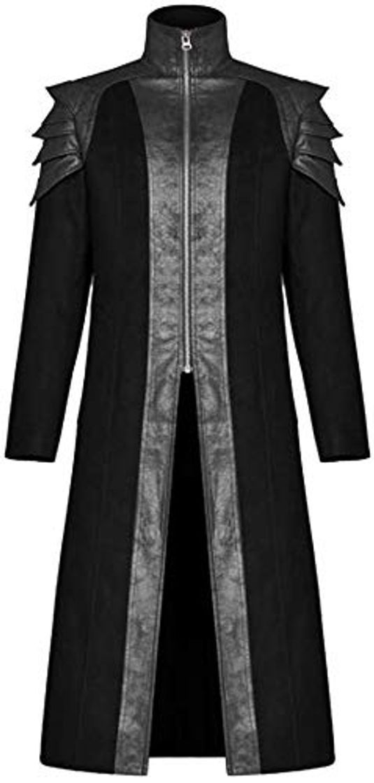 Producto Fashion Mens Vintage Tailcoat Jacket Long Steampunk Formal Gothic Frock Buttons Coat Uniform Costume for Party