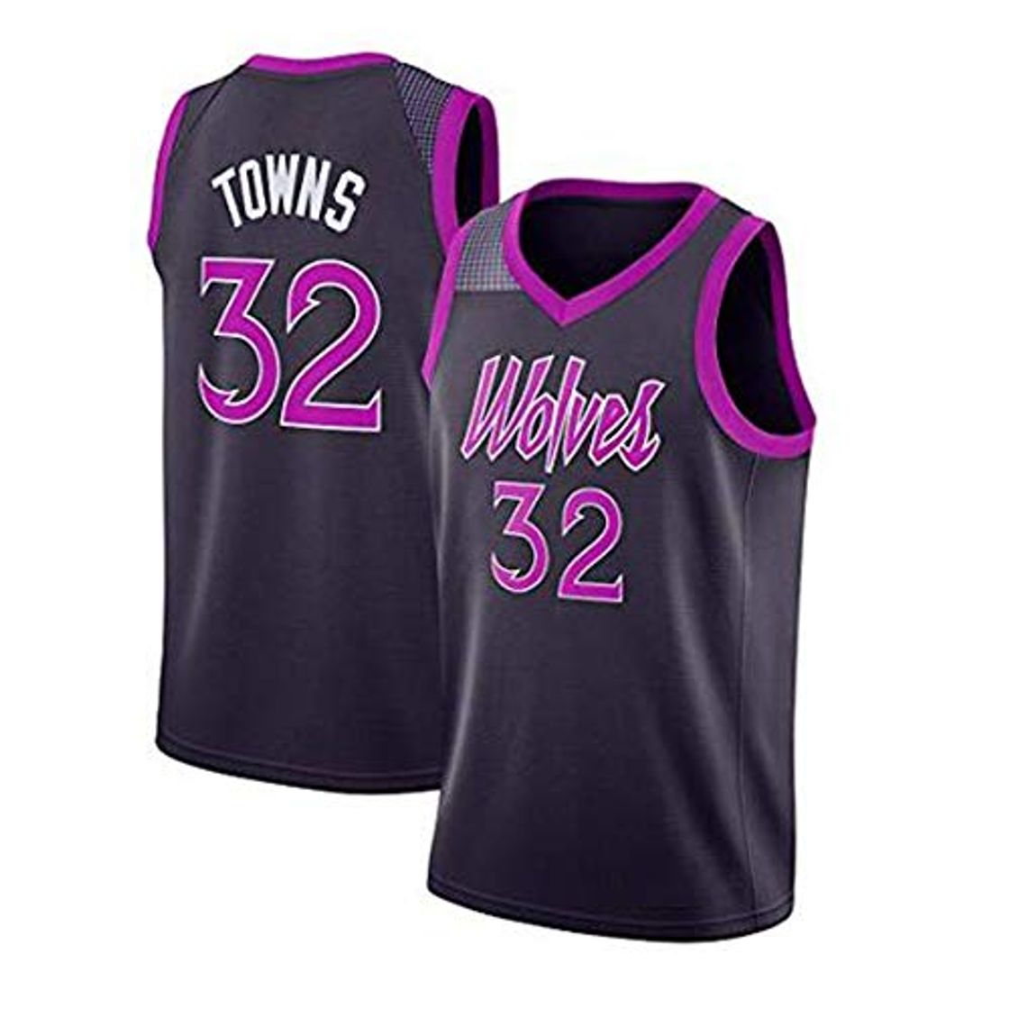 Social YB-DB Baloncesto Jersey Hombres Karl-Anthony Towns # 32 - Minnesota Timberwolves Nueva