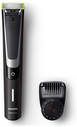 Philips OneBlade Pro QP6510/30 - Recortador de barba con peine de precisión