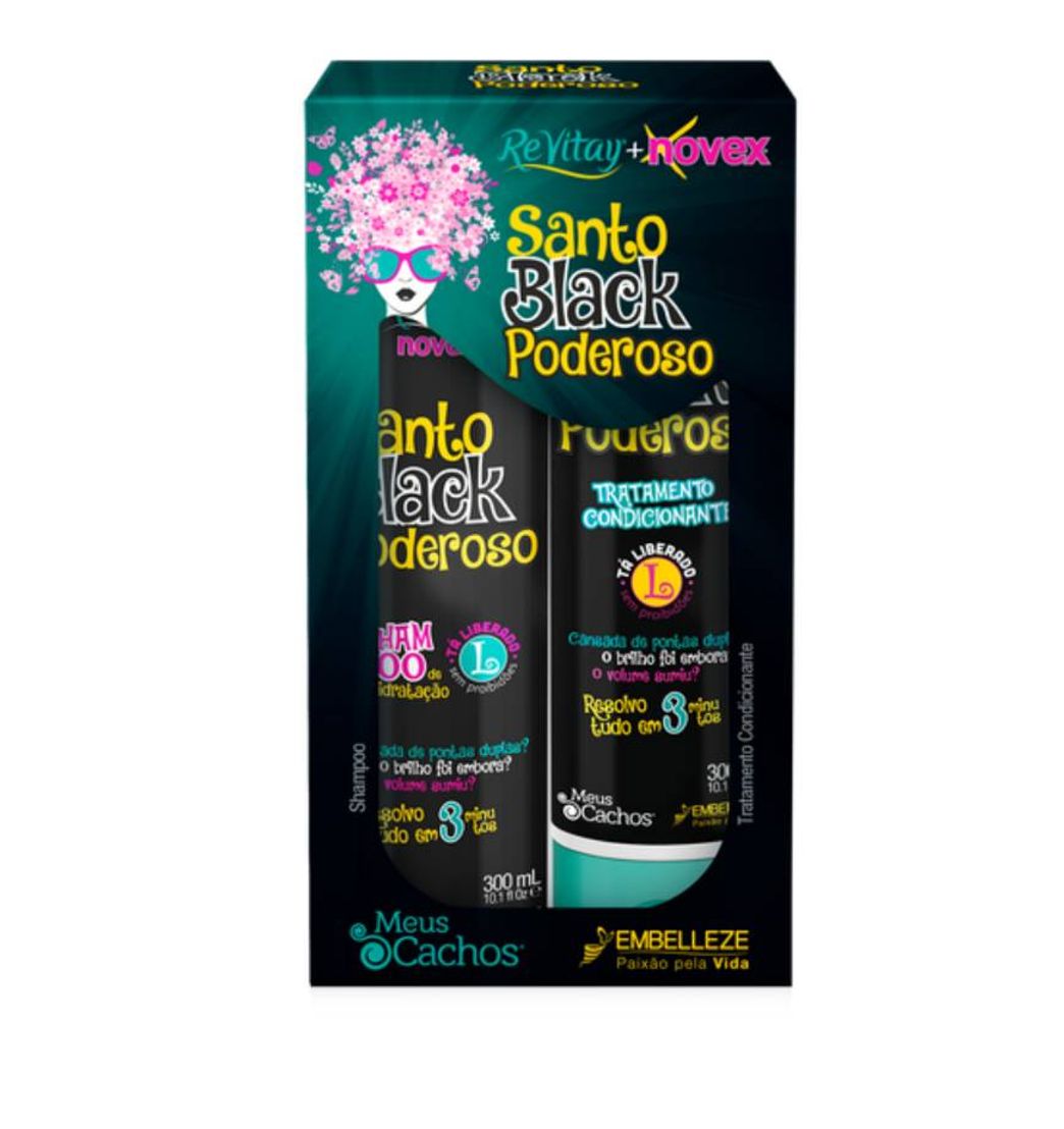 Moda Shampoo e Condicionador Novex Meus Cachos Santo Black ...