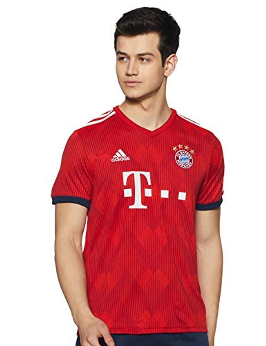 Social adidas H JSY Camiseta de Manga Corta, Hombre, FCB True Red