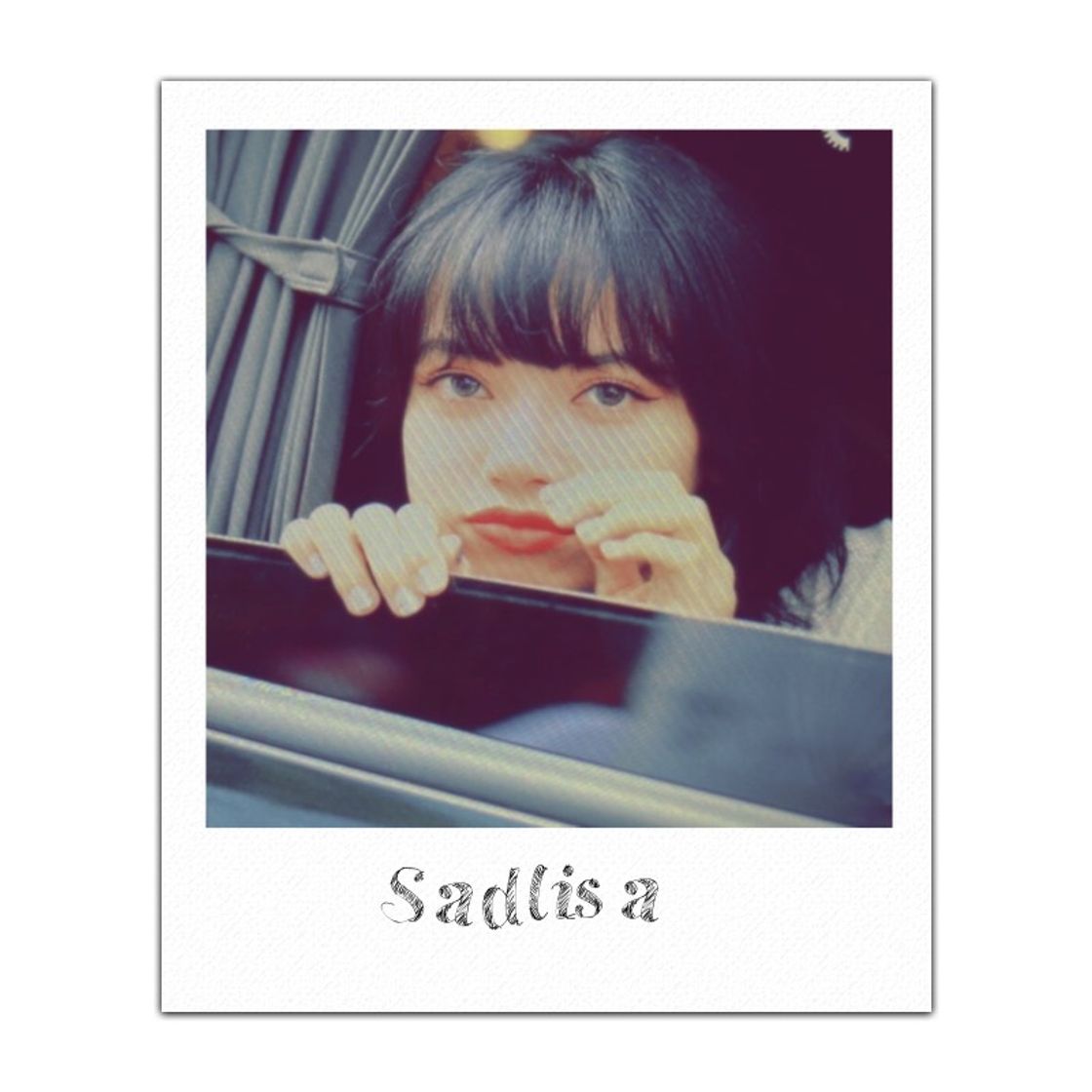 Moda Polaroid Lalisa from Blackpink 