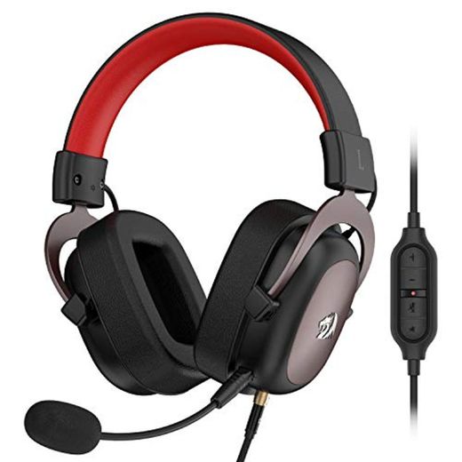 Redragon H510 ZEUS - Cascos headset cómodos para Gaming - Audio de