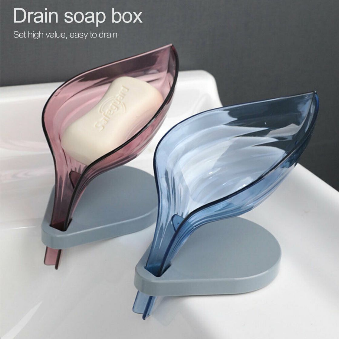 Product Leaf shape decorative soap holder